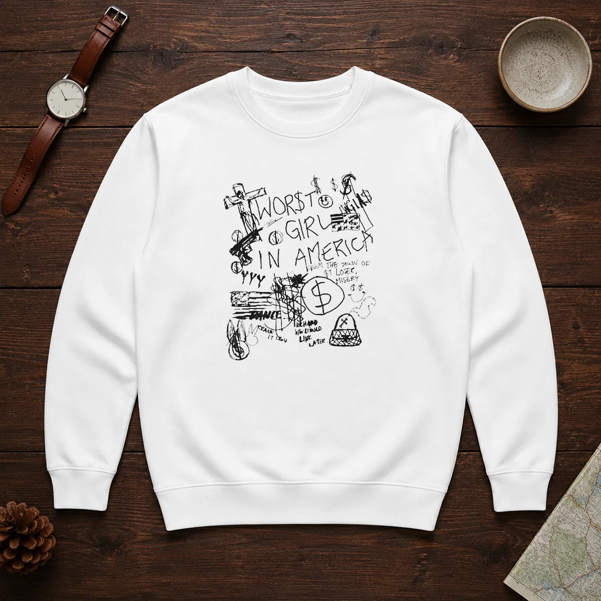Official Worst Girl In America From The Town Of St Loser Misery Richard We Should Link Later Sweater
