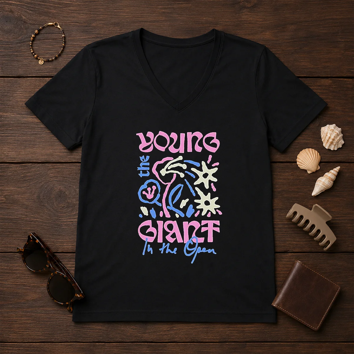 Official Young The Giant In The V-Neck Shirt Official Young The Giant In The V-Neck Shirt
