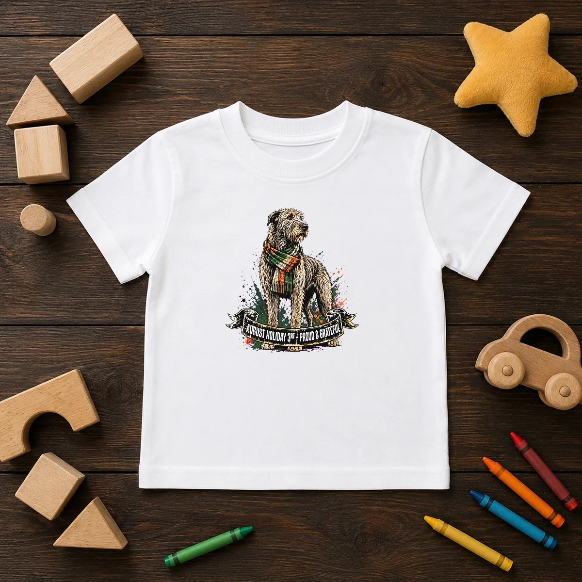 Original August Holiday Ireland Family Gift Streetwear Kids T-Shirt
