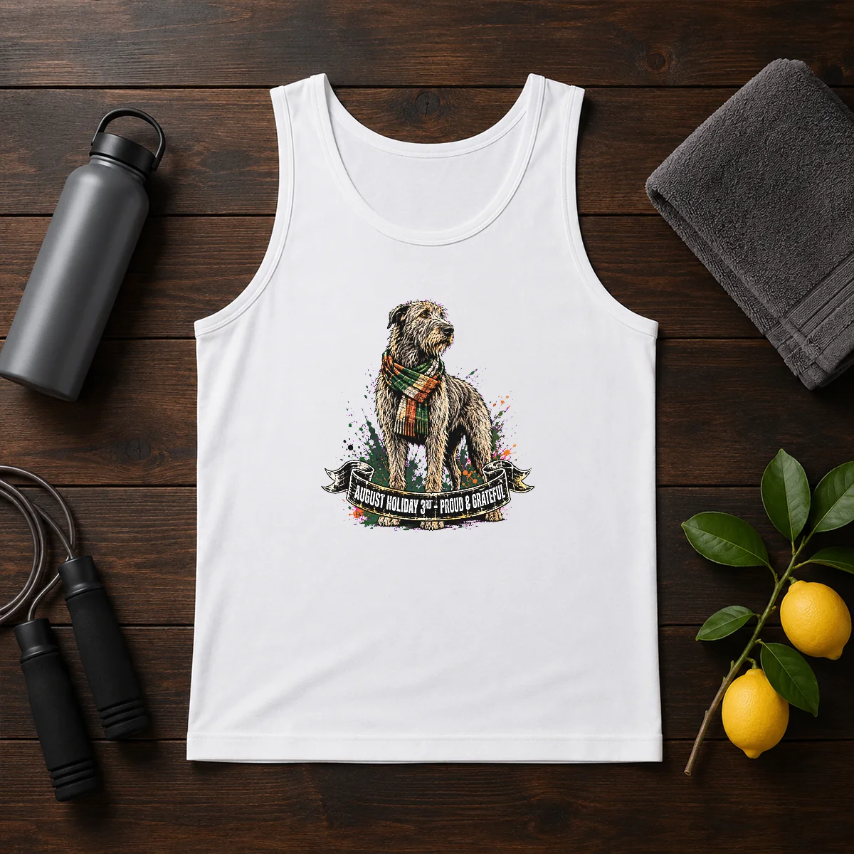 Original August Holiday Ireland Family Gift Streetwear Tank Top