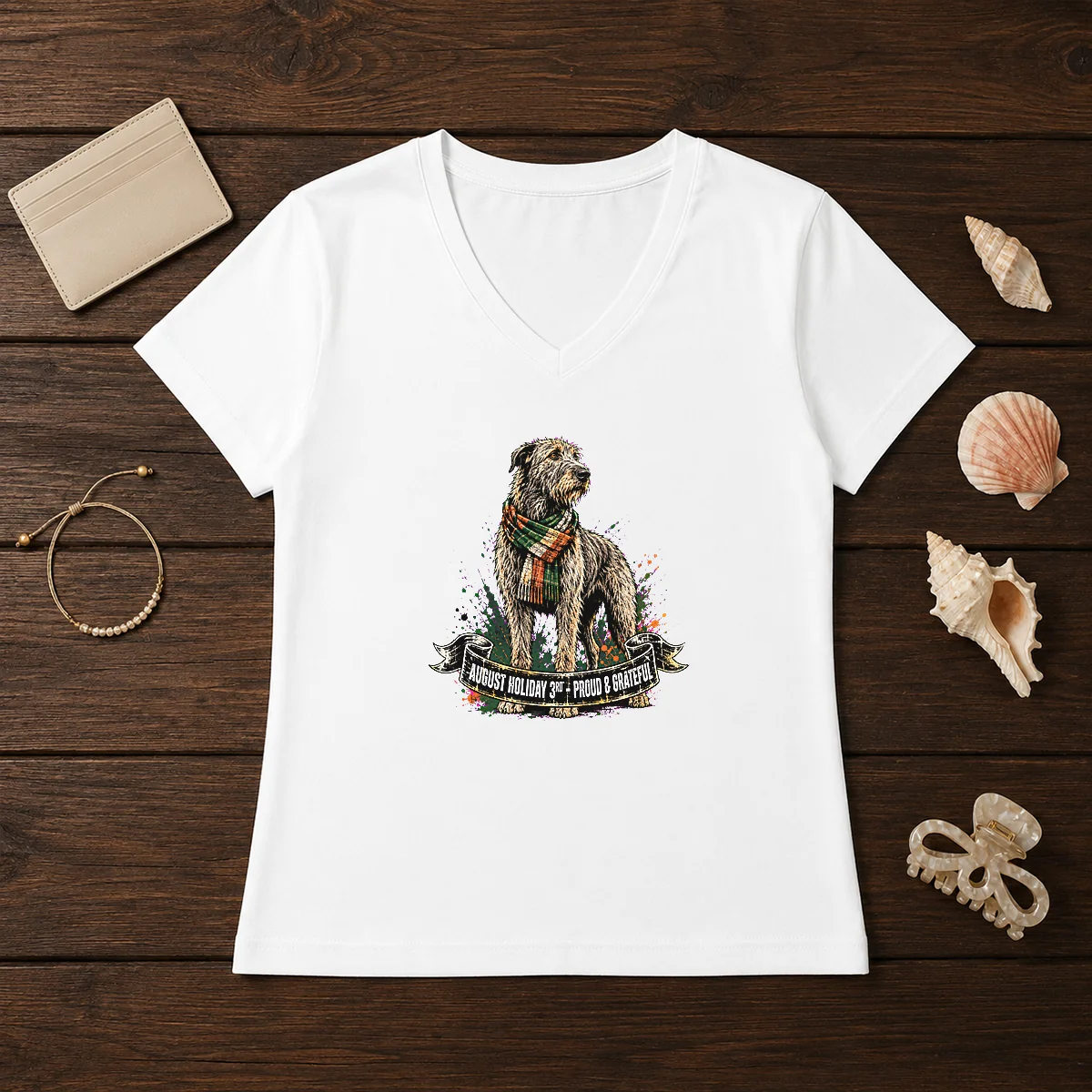 Original August Holiday Ireland Family Gift V-Neck Shirt Original August Holiday Ireland Family Gift V-Neck Shirt