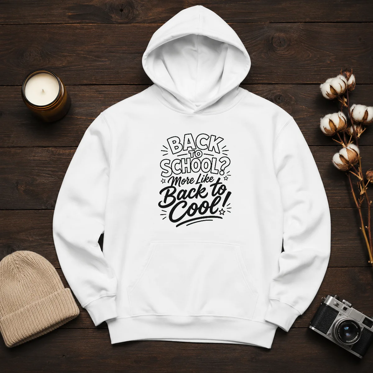 Original Back To School Sassy Line Art For Students Hoodie