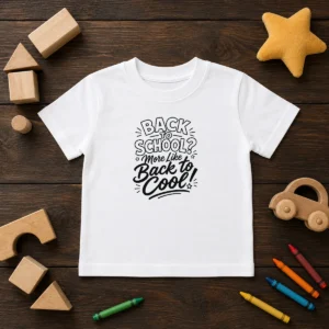 Original Back To School Sassy Line Art For Students Kids T-Shirt