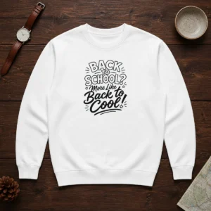 Original Back To School Sassy Line Art For Students Sweater