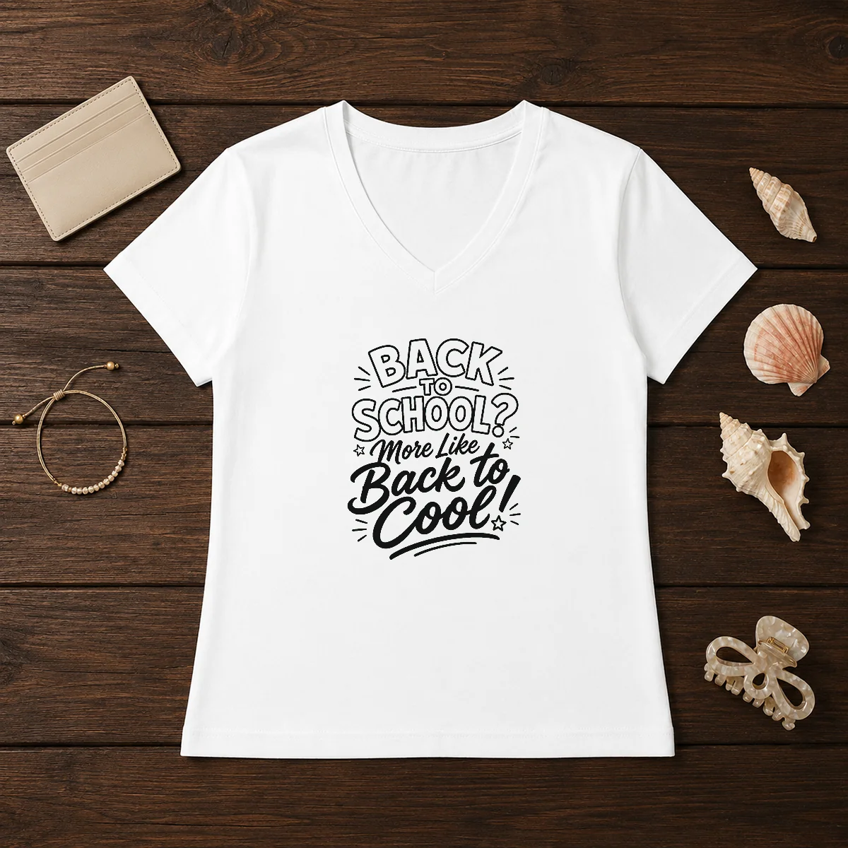 Original Back To School Sassy Line V-Neck Shirt Original Back To School Sassy Line V-Neck Shirt
