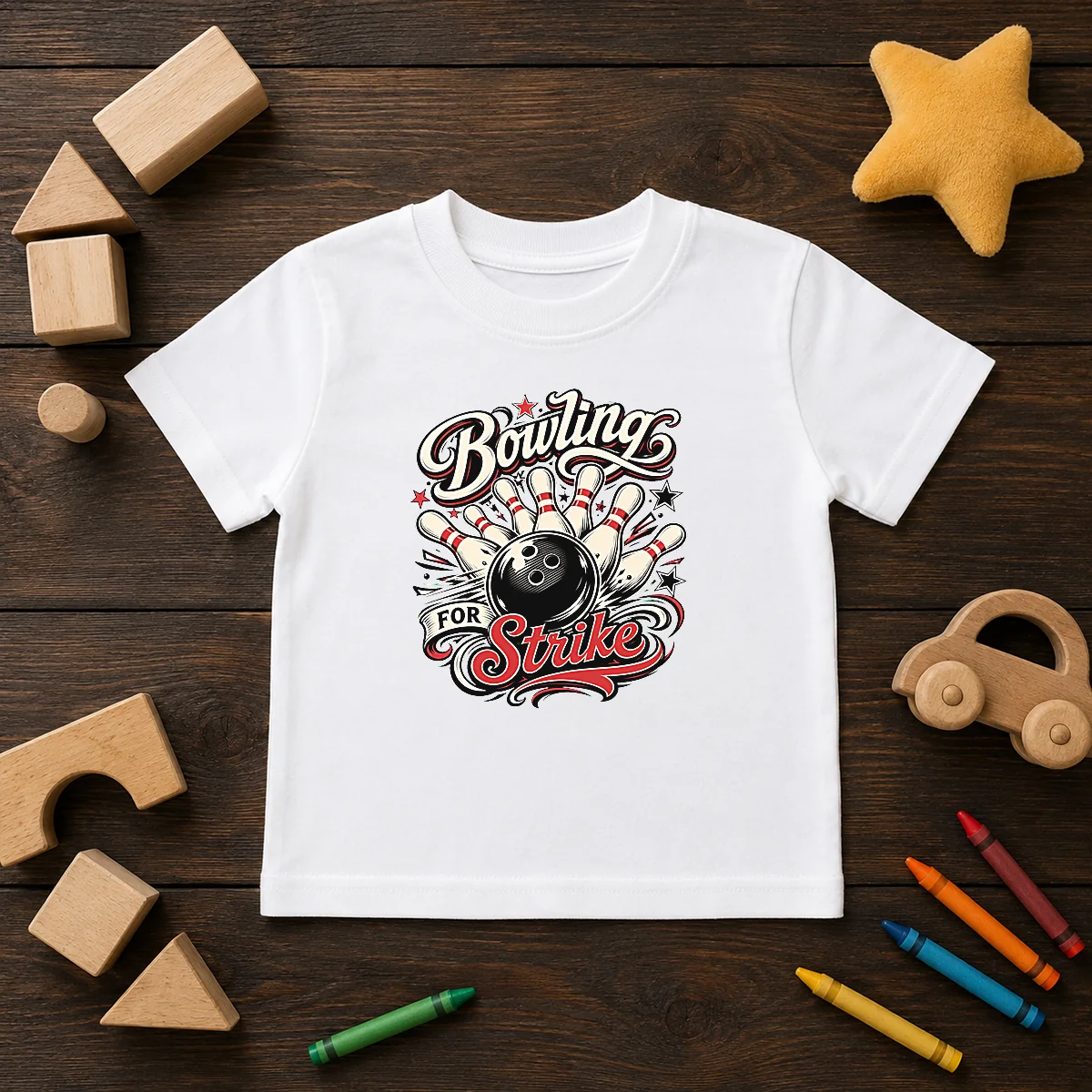 Original Bowling For Strike Tattoo Kids T-Shirt