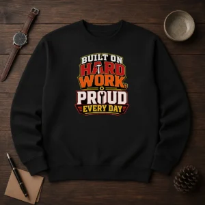 Original Hard Workers Celebrate Labour Day Typography Tee Sweater