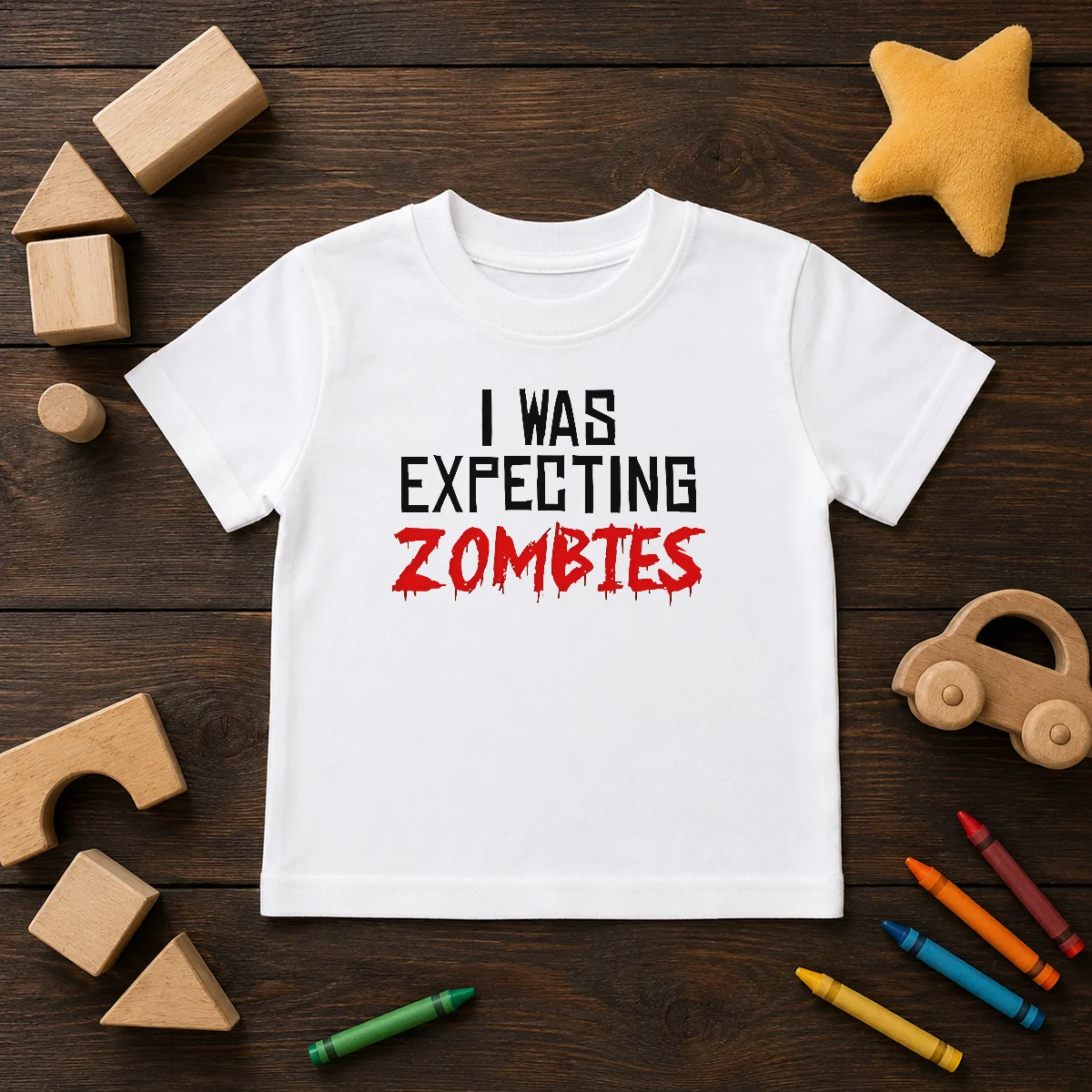 Original I Was Expecting Zombies Kids T-Shirt