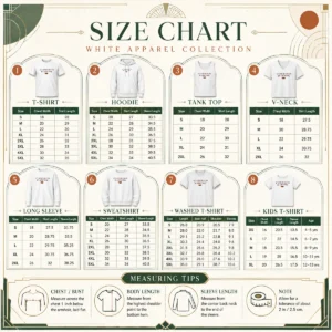 Size chart for Original It'S A Bad Day To Be A Hot Dog with measurements in inches and cm