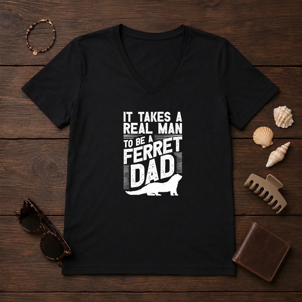 Original It Takes A Real Man V-Neck Shirt Original It Takes A Real Man V-Neck Shirt