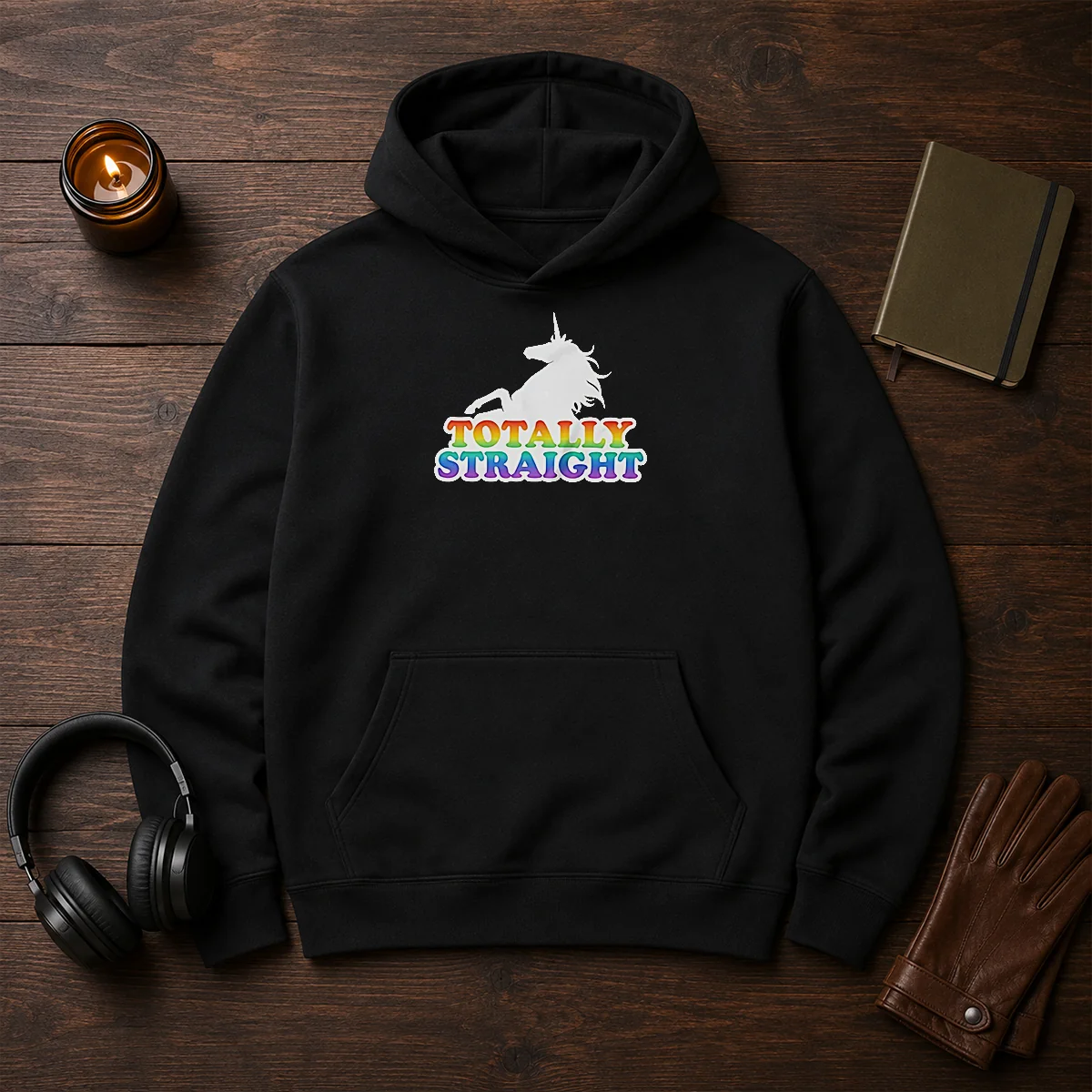 Original Unicorn Totally Straight Hoodie