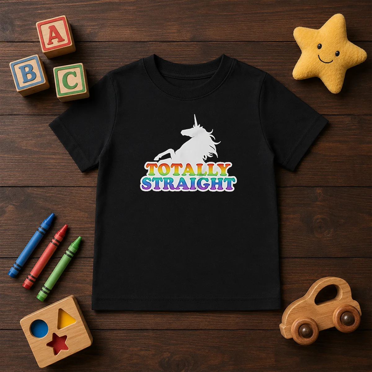 Original Unicorn Totally Straight Kids T-Shirt