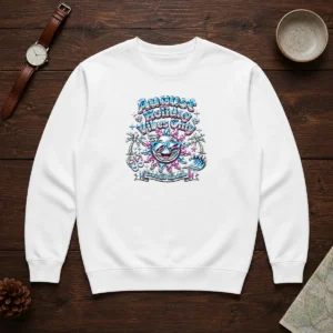Premium August Holiday Vibes Y2K Chrome Sun Sweater