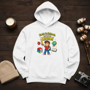 Premium Back To School Pixel Pride Kids Hoodie
