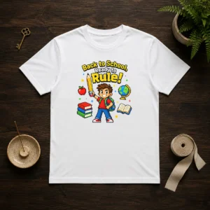 Premium Back To School Pixel Pride Kids
