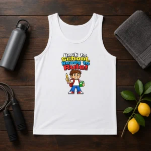 Premium Back To School Pixel Tank Top
