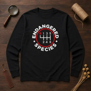 Premium Endangered Species Funny Geek Long Sleeve Shirt