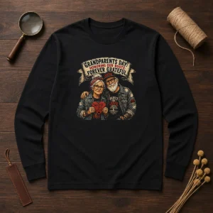 Premium Grandparents Day Gratitude Streetwear Long Sleeve Shirt