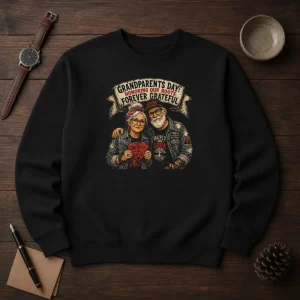 Premium Grandparents Day Gratitude Streetwear Sweater
