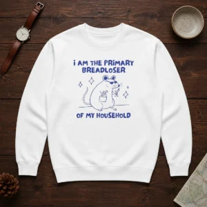 Premium I Am The Primary Breadloser Of My Household Rat Sweater