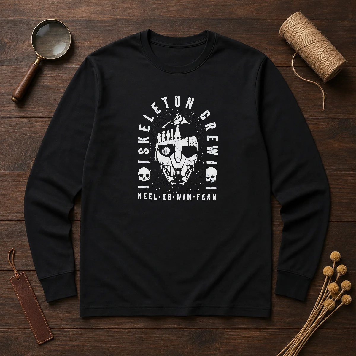 Premium Neel KB Wim Fern Skeleton Crew Star Wars Jedi Master Jod Na Nawood Long Sleeve Shirt