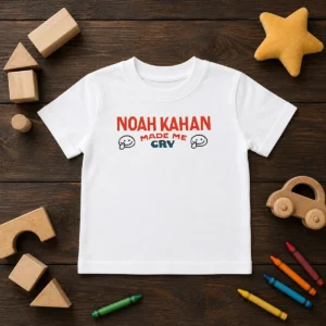 Premium Noah Kahan Made Me Cry Singer Songwriter Kids T-Shirt