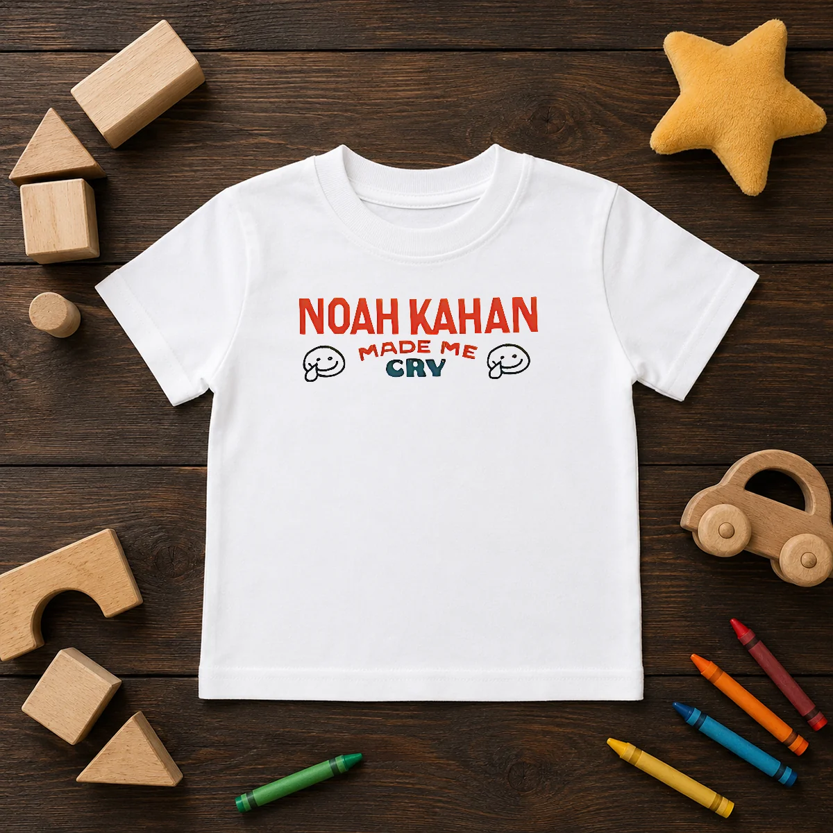 Premium Noah Kahan Made Me Cry Singer Songwriter Kids T-Shirt