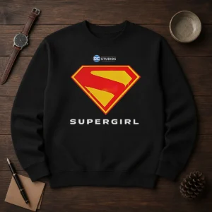 Premium Supergirl DC Studios Logo Sweater