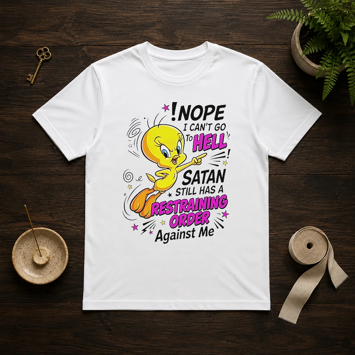Premium Tweety Nope I Can'T Go Shirt Premium Tweety Nope I Can'T Go Shirt