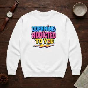 Pretty Dopamine Addicted To You Pixel Love Sweater