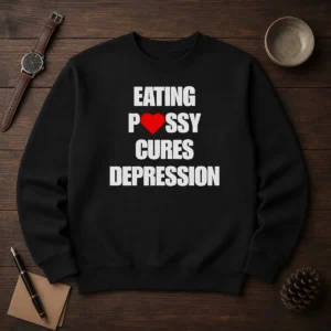 Pretty Eating Pssy Cures Depression Sweater