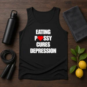 Pretty Eating Pssy Cures Depression Tank Top