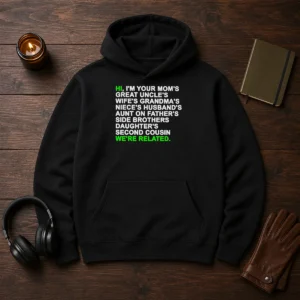 Pretty Hi I'M Your Mom'S Great Uncle'S Wife'S Grandma'S Niece'S Husband'S Hoodie