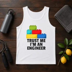 Pretty I'M An Engineer Building Blocks Brick Toy Builder Tank Top