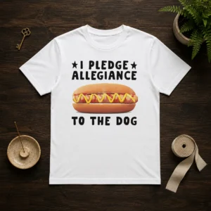 Pretty I Pledge Allegiance To The Dog Hot Dog Sandwich