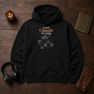 Pretty I Touch Claude For A Living Programmer Hoodie