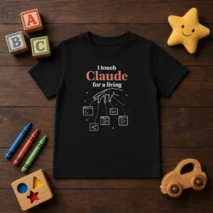 Pretty I Touch Claude For A Living Programmer Kids T-Shirt