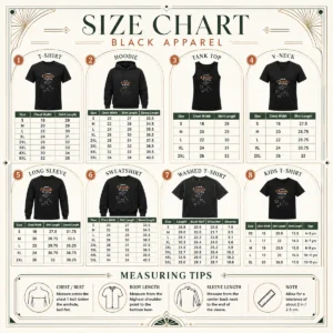 Size chart for Pretty I Touch Claude For A Living Programmer with measurements in inches and cm