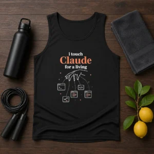 Pretty I Touch Claude For A Living Programmer Tank Top