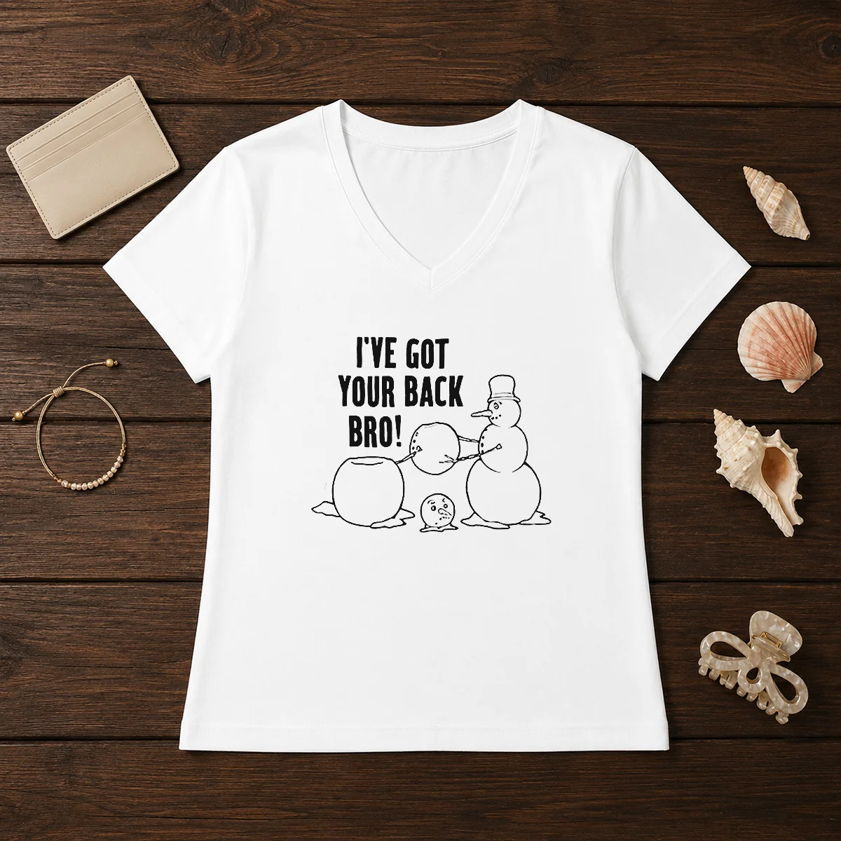 Pretty I'Ve Got Your Back Bro V-Neck Shirt Pretty I'Ve Got Your Back Bro V-Neck Shirt