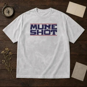 Pretty Mune Shot Munetaka Murakami Chicago White Sox Baseball Logo on a washed t shirt in white color