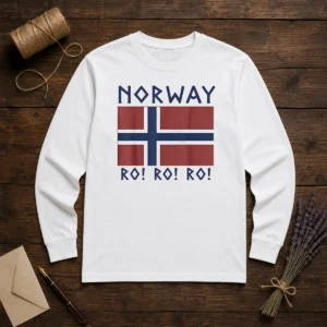 Pretty Norway Round Of 16 FIFA World Cup 2026 Ro Ro Ro Flag Long Sleeve Shirt