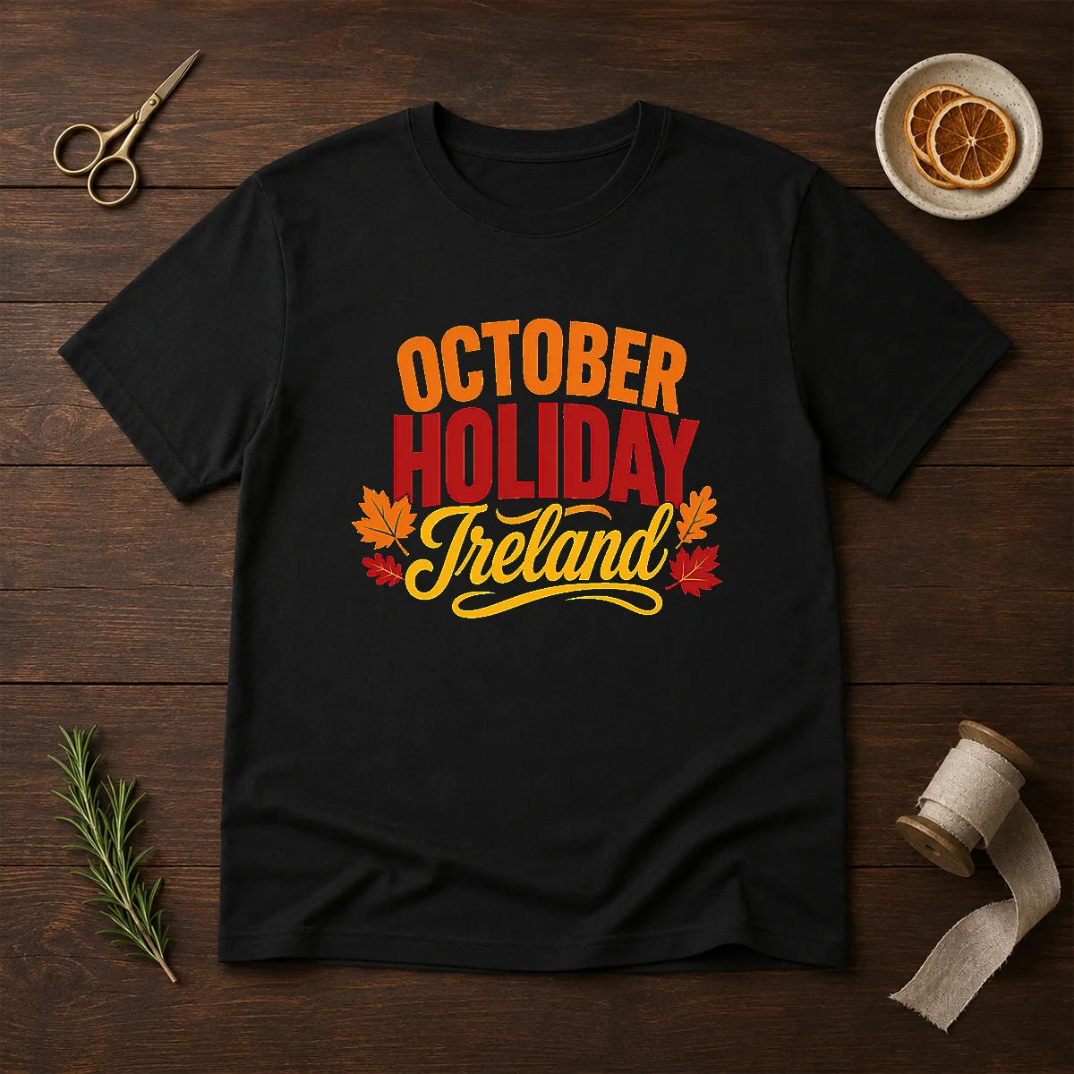 Pretty October Holiday Ireland Cozy Fall Shirt