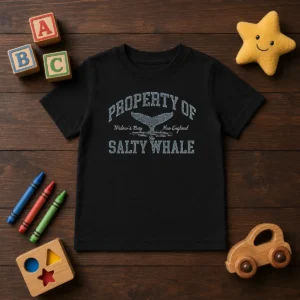 Pretty Property Of The Salty Whale Kids T-Shirt