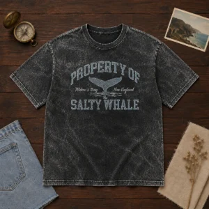 Pretty Property Of The Salty Whale Washed T-Shirt