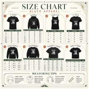 Size chart for Pretty Real Men Love Big Women Distressed Slogan showing measurements in inches and cm