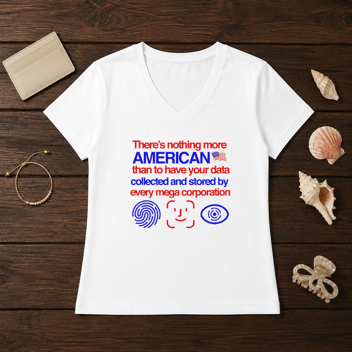 Pretty There Is Nothing More American V-Neck Shirt Pretty There Is Nothing More American V-Neck Shirt