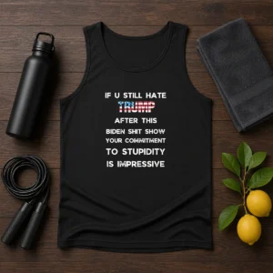 Pretty Trump And Biden Shit Show Political Tank Top