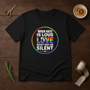 Pretty When Hate Is Loud Love Must Not Be Silent Pride Month