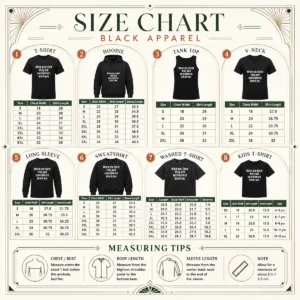 Size chart for Pretty When You Excel They Will Spreadsheet About You with measurements in inches and cm